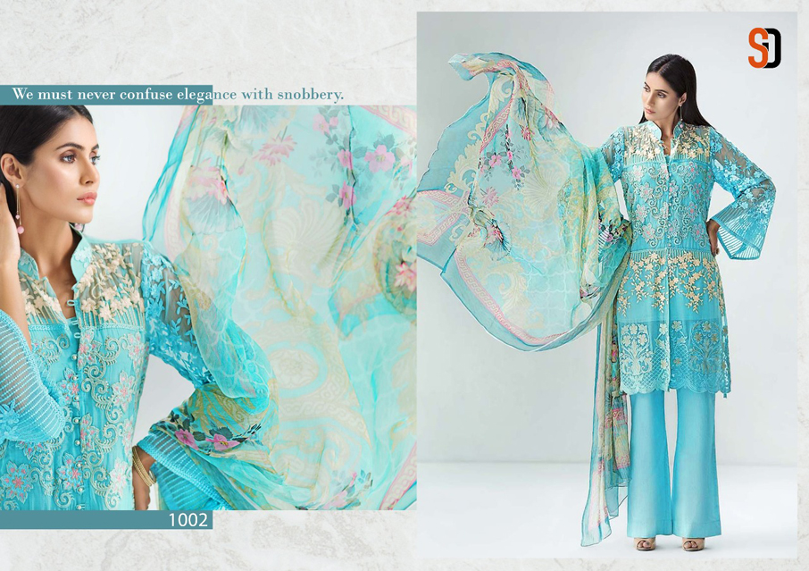 Shraddha Designer Pomposh Semi-Stitched Salwar Kameez Shraddha Designer Pomposh Semi-Stitched Salwar Kameez